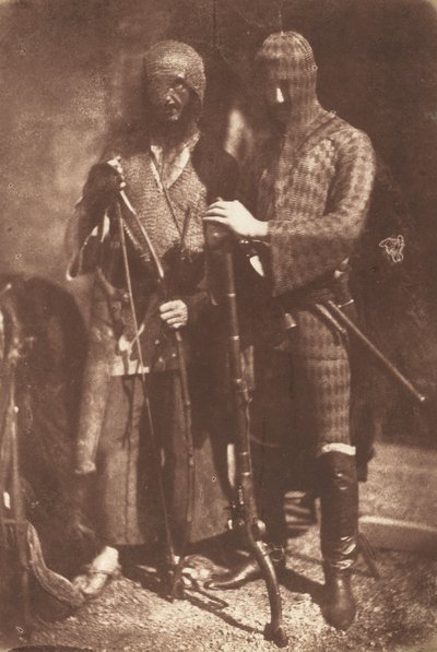 Armadura afgana o circasiana de David Octavius Hill and Robert Adamson