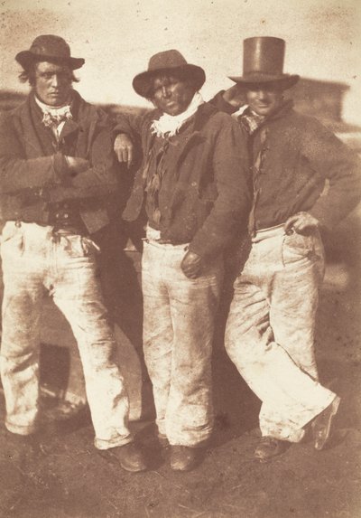 Alexander Rutherford, William Ramsay y John Linton de David Octavius Hill and Robert Adamson