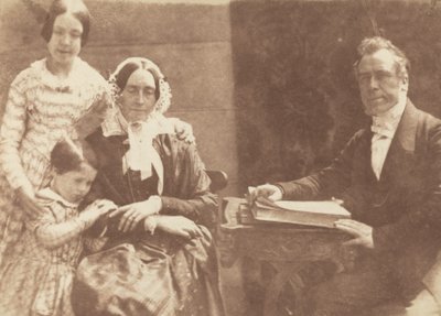 Rev Ebenezer Miller y familia de David Octavius Hill and Robert Adamson