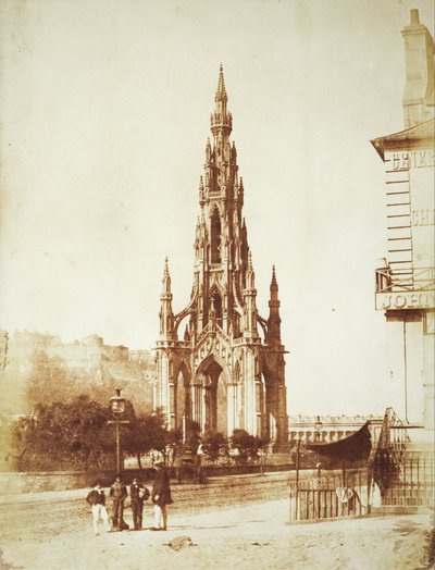 El Monumento a Scott, Edimburgo de David Octavius Hill and Robert Adamson
