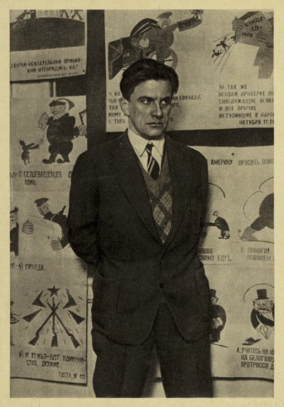 Vladimir Mayakovsky, artista ruso de David Petrovich Shterenberg