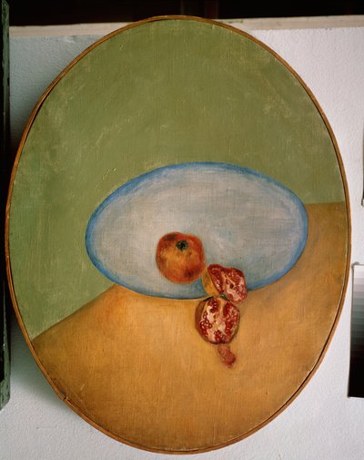 Naturaleza muerta con granadas. Pintura de David Petrovich Sterenberg (1881-1948), óleo sobre lienzo de David Petrovich Sterenberg
