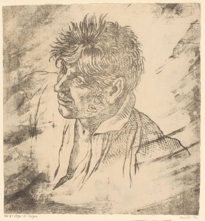 retrato, de, un, hombre Cabeza de un hombre, perfil de David Pièrre Giottino Humbert de Superville