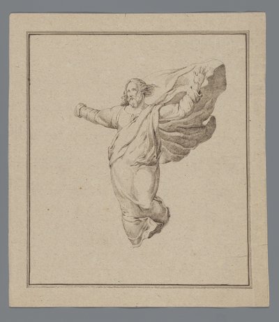 Cristo de pie con los brazos levantados de David Pièrre Giottino Humbert de Superville