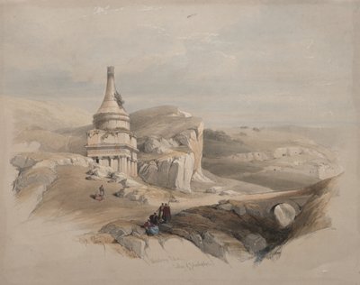 La columna de Absalón, valle de Josafat de David Roberts