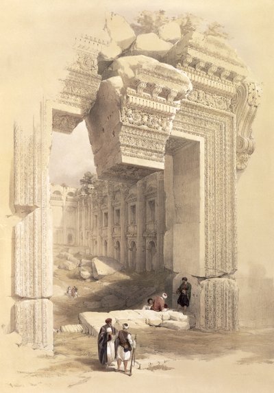 Baalbec, 7 de mayo de 1839, lámina 81 del Volumen II de 