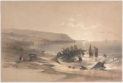 Caifás mirando hacia el Monte Carmelo, 1839 de David Roberts