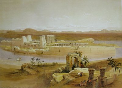 David Roberts Isla del Templo Philae de David Roberts