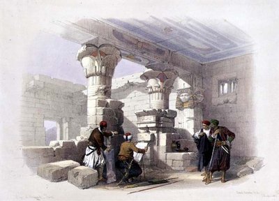 Deir Al-Madinah, Tebas, de "Egipto y Nubia", Vol.1 de David Roberts