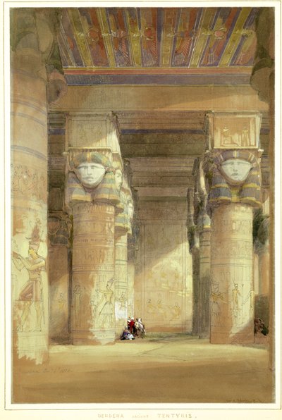 Dendera, Antigua Tentyris de David Roberts