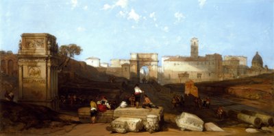 El Arco de Tito en Roma de David Roberts