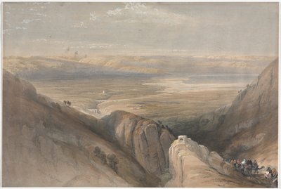 Descenso desde el valle del Jordán de David Roberts
