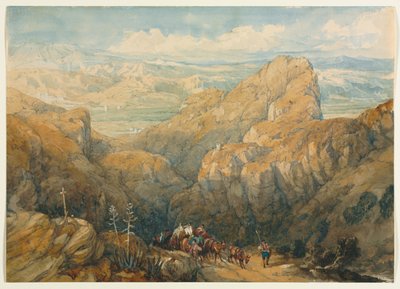 Descenso a la Llanura de Granada de David Roberts