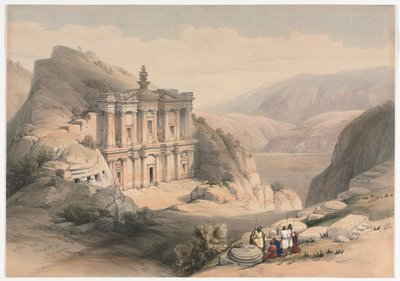 El Deir Petra de David Roberts