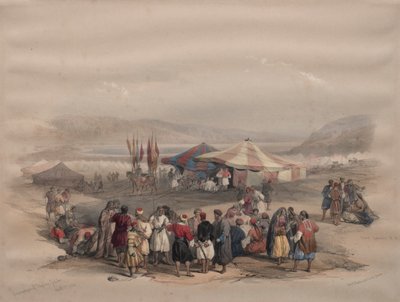 Campamento de peregrinos, Jericó de David Roberts