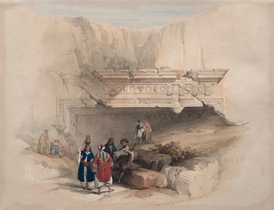 Entrada a las Tumbas de los Reyes, Jerusalén de David Roberts