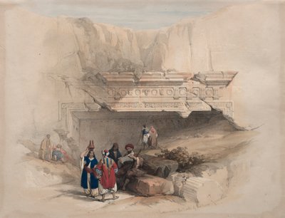 Entrada a las Tumbas de los Reyes, Jerusalén de David Roberts