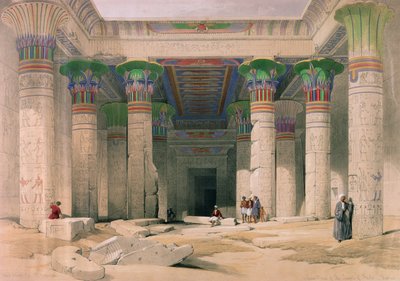 Gran pórtico del Templo de Filae, Nubia, de 