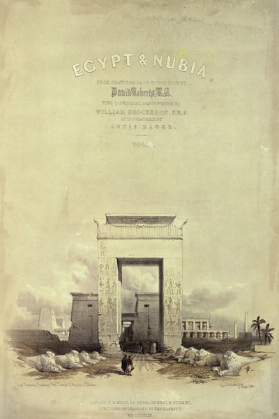 Gran puerta de entrada al Templo de Karnak, portada de 