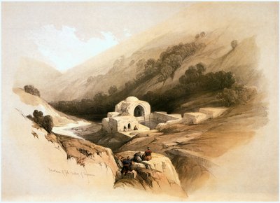 En Tierra Santa: Jerusalén, Valle de Hynom, Fuente de Job ... (foto) de David Roberts