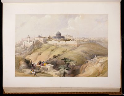 Jerusalén, 9 de abril de 1839, grabado por Louis Haghe, 1843 de David Roberts
