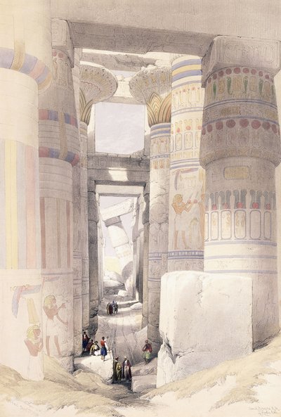 Karnac, 27 de noviembre de 1838, 1842-1849 de David Roberts