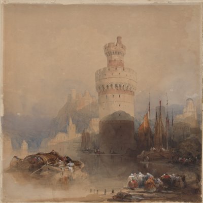 Oberwesel, a orillas del Rin de David Roberts