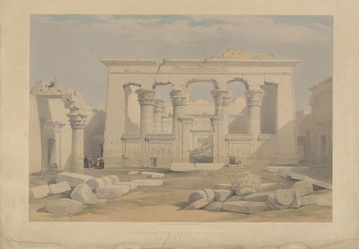 Pórtico del templo de Kalabsha, Nubia de David Roberts