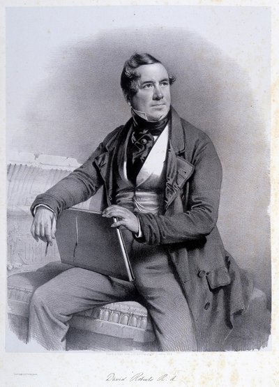 Retrato de David Roberts en "La Tierra Santa", Londres 1849 de David Roberts