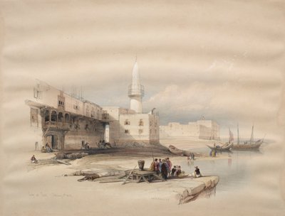 Muelle en Suez de David Roberts