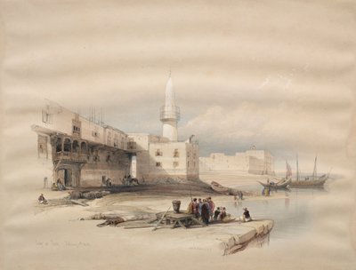Muelle en Suez, 1839 de David Roberts