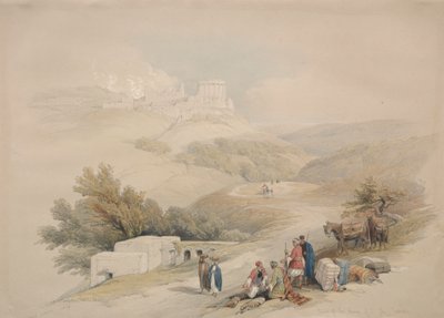 Ruinas de la Iglesia de San Juan Sabaste, 1839 de David Roberts