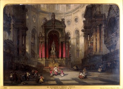 SS Giovanni e Paolo, Venecia de David Roberts