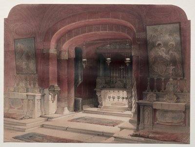 Santuario de la Anunciación, Nazaret, 1839 de David Roberts