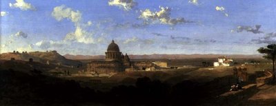 San Pedro, mirando hacia Roma de David Roberts