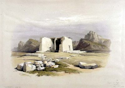 Templo en Taffah en Nubia, de 