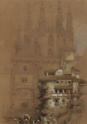 La Sala Capitular, Catedral de Burgos de David Roberts