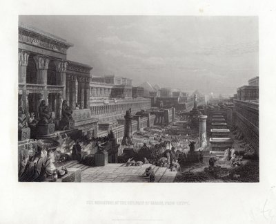 La Partida de los Hijos de Israel de Egipto de David Roberts
