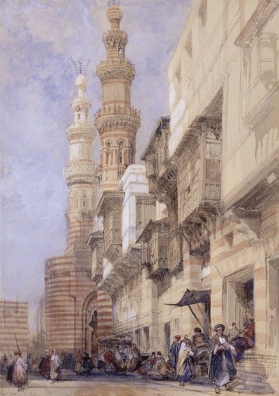 La Puerta de Metwaley, El Cairo de David Roberts
