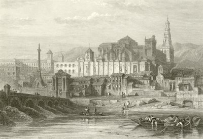 La Gran Mezquita y el Alcázar o Mazmorra de la Inquisición, Córdoba de David Roberts