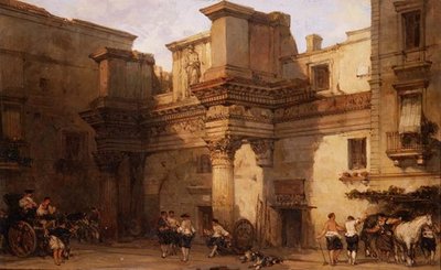 El Palacio de Minerva, Roma de David Roberts
