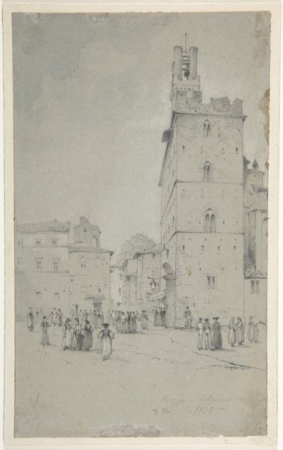 El Palazzo dei Priori, Volterra de David Roberts