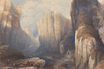 El puerto de Pancorbo, en los Pirineos de David Roberts