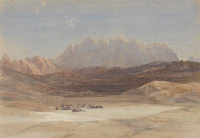 La llanura de El Raheh, Monte Sinaí de David Roberts