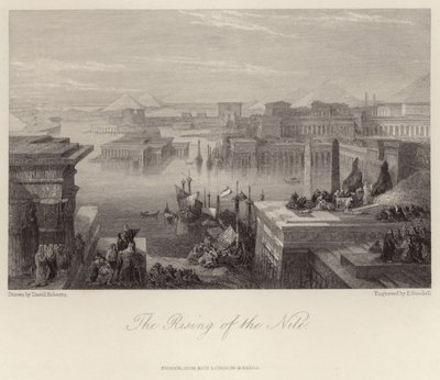 La crecida del Nilo de David Roberts