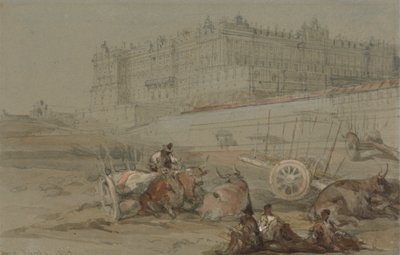 Palacio Real, Madrid, 1832 de David Roberts