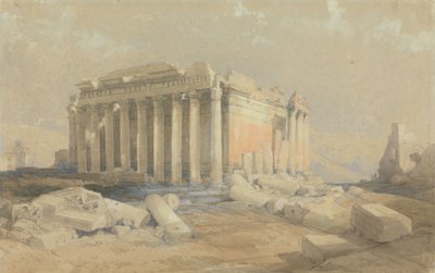 El templo de Baalbec de David Roberts