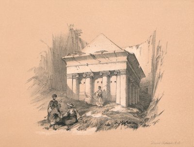 Tumba de Zacarías de David Roberts