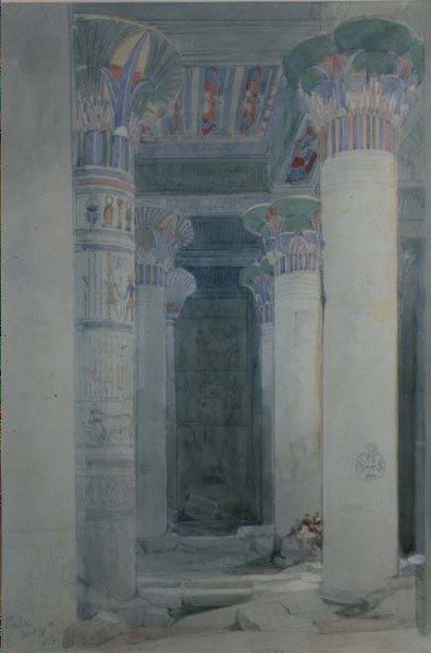 Bajo el gran pórtico, Filé de David Roberts