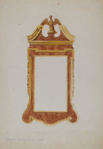 Marco de espejo de David S. De Vault